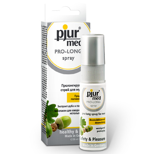 Пролонгирующий спрей с экстрактом дуба и пантенолом pjur MED Pro-long Spray - 20 мл. - Pjur - купить с доставкой в Новороссийске