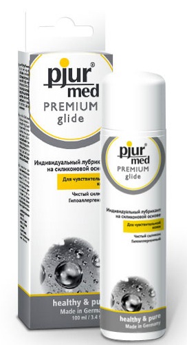Гипоаллергенный силиконовый лубрикант pjur MED Premium glide - 100 мл. - Pjur - купить с доставкой в Новороссийске