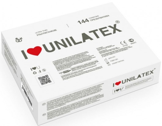 Ультратонкие презервативы Unilatex Ultra Thin - 144 шт. - Unilatex - купить с доставкой в Новороссийске