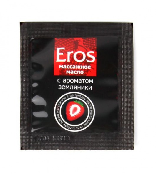 Пробник массажного масла с ароматом земляники Eros fantasy - 4 гр. - Биоритм - купить с доставкой в Новороссийске