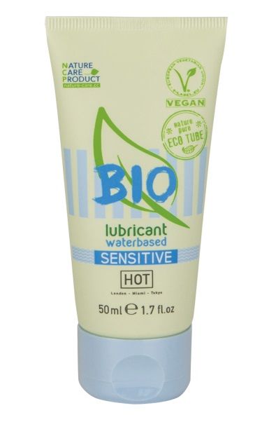 Органический лубрикант для чувствительной кожи Bio Sensitive - 50 мл. - HOT - купить с доставкой в Новороссийске