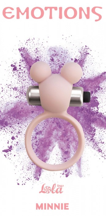 Розовое эрекционное виброколечко Emotions Minnie Light pink - Lola Games - в Новороссийске купить с доставкой