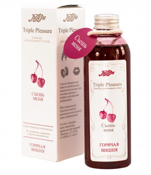 Эликсир Triple Pleasure  Горячая вишня  - 130 гр. - JULEJU - купить с доставкой в Новороссийске