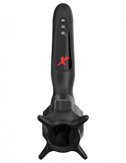Чёрный вибростимулятор для головки члена с эффектом всасывания Vibrating Roto-Sucker - Pipedream - в Новороссийске купить с доставкой