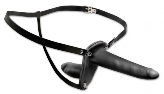 Женский страпон с вагинальной пробкой Double Penetrix Strap-on - 15 см. - Pipedream - купить с доставкой в Новороссийске