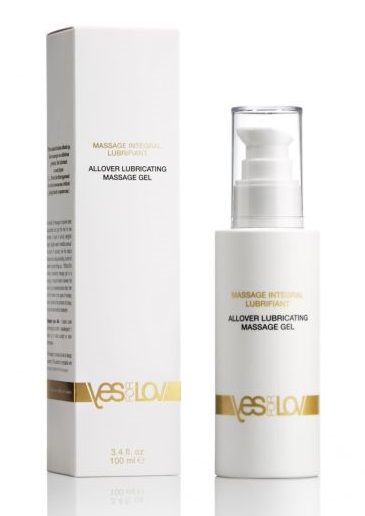 Массажный гель-смазка на силиконовой основе Allover Massage Gel - 100 мл. - YESforLOV - купить с доставкой в Новороссийске