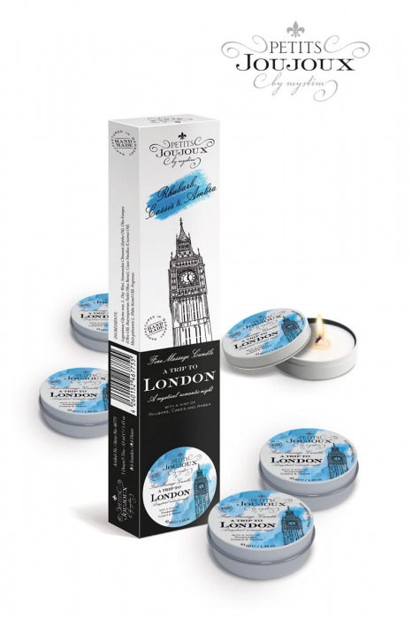Набор из 5 свечей Petits Joujoux London с ароматом ревеня, амбры и чёрной смородины - MyStim - купить с доставкой в Новороссийске