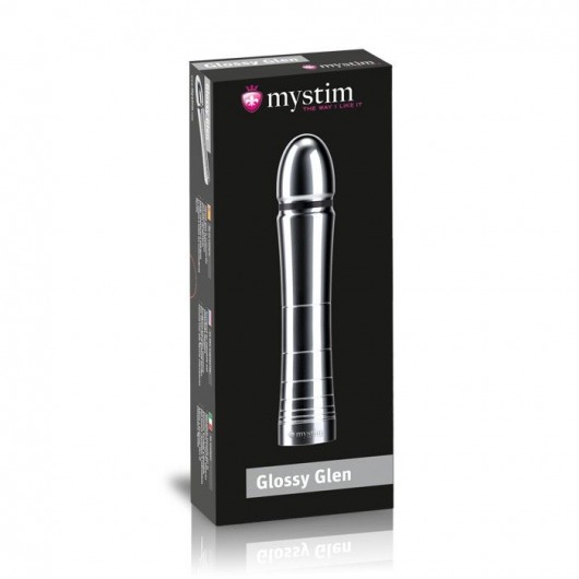 Фаллоимитатор для электростимуляции Glossy Glen Dildo - 14 см. - MyStim - купить с доставкой в Новороссийске