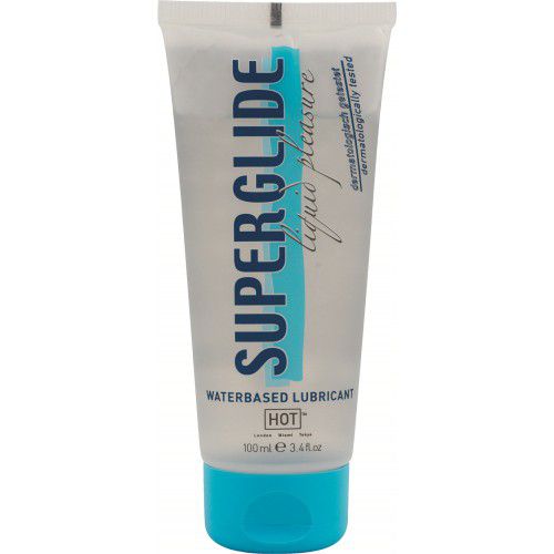 Интимная смазка на водной основе Superglide - 100 мл. - HOT - купить с доставкой в Новороссийске