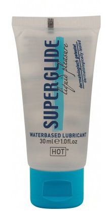 Гель-смазка на водной основе для чувствительной кожи Superglide - 30 мл. - HOT - купить с доставкой в Новороссийске
