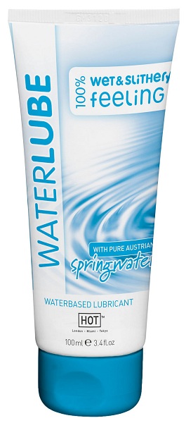 Лубрикант на основе чистой родниковой воды WaterLube - 100 мл. - HOT - купить с доставкой в Новороссийске