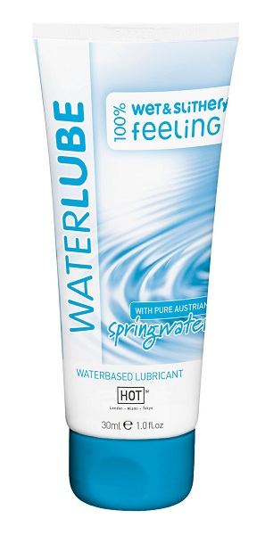 Гель-смазка на основе чистой родниковой воды WaterLube - 30 мл. - HOT - купить с доставкой в Новороссийске