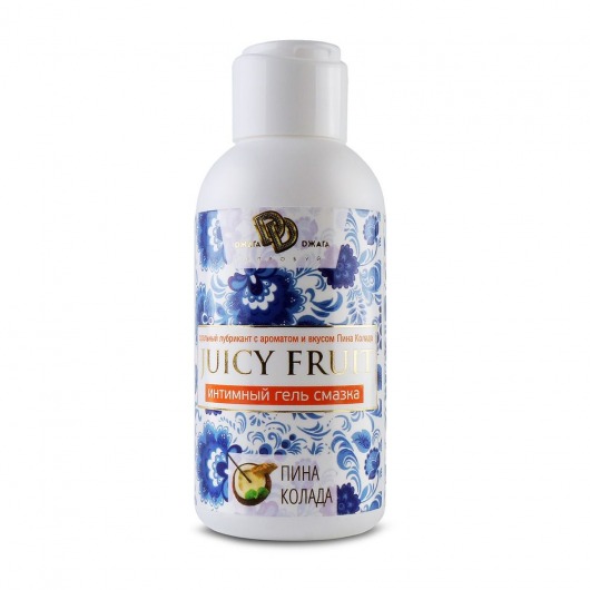 Интимный гель на водной основе JUICY FRUIT с ароматом пина колада - 100 мл. - БиоМед - купить с доставкой в Новороссийске