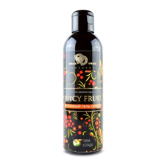 Интимный гель на водной основе JUICY FRUIT с ароматом пина колада - 200 мл. - БиоМед - купить с доставкой в Новороссийске