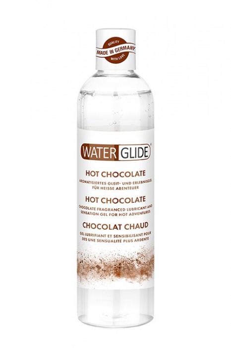 Лубрикант на водной основе с ароматом шоколада HOT CHOCOLATE - 300 мл. - Waterglide - купить с доставкой в Новороссийске