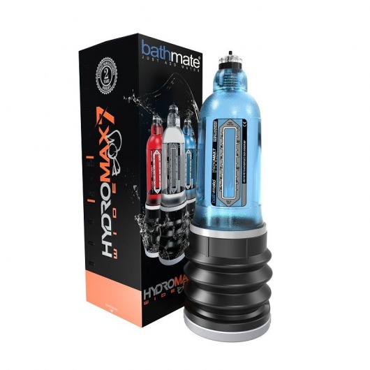 Синяя гидропомпа HydroMAX7 Wide Boy - Bathmate - в Новороссийске купить с доставкой