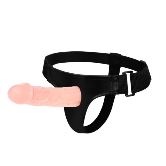Телесный фаллоимитатор на трусиках Jessica Strap-On - 15,5 см. - Baile - купить с доставкой в Новороссийске