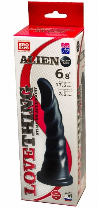 Насадка для трусиков харнесс Alien - 17,5 см. - LOVETOY (А-Полимер) - купить с доставкой в Новороссийске