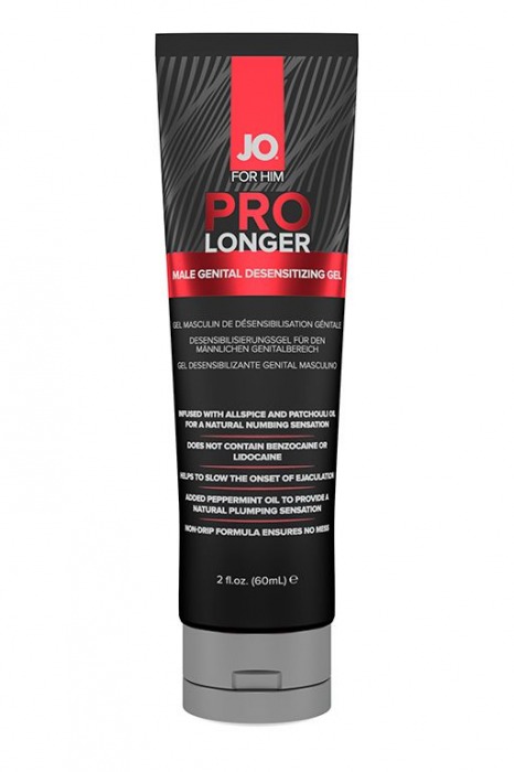 Гель-пролонгатор умеренного действия для мужчин JO Prolonger Gel – 60 мл. - System JO - купить с доставкой в Новороссийске