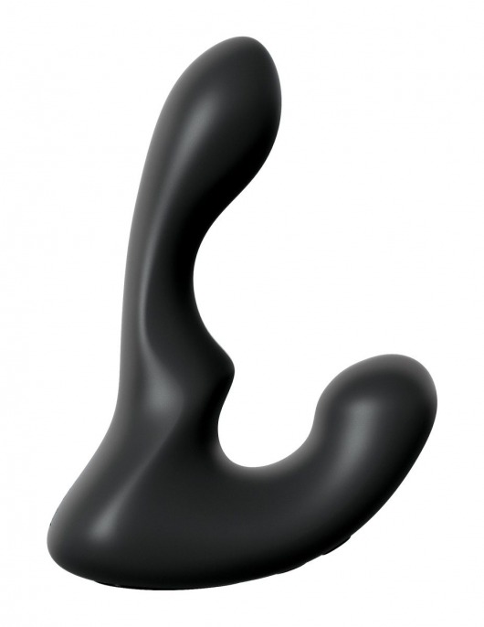 Черный анальный вибростимулятор P-Spot Milker - 14 см. - Pipedream - в Новороссийске купить с доставкой