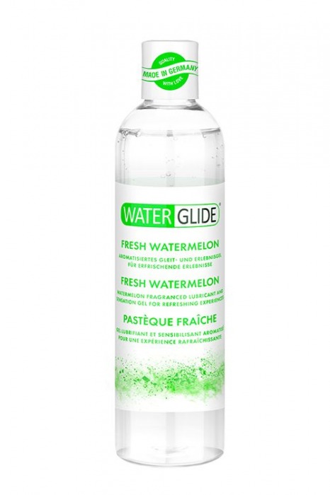 Лубрикант на водной основе с ароматом арбуза WATERGLIDE FRESH WATERMELON - 300 мл. - Waterglide - купить с доставкой в Новороссийске